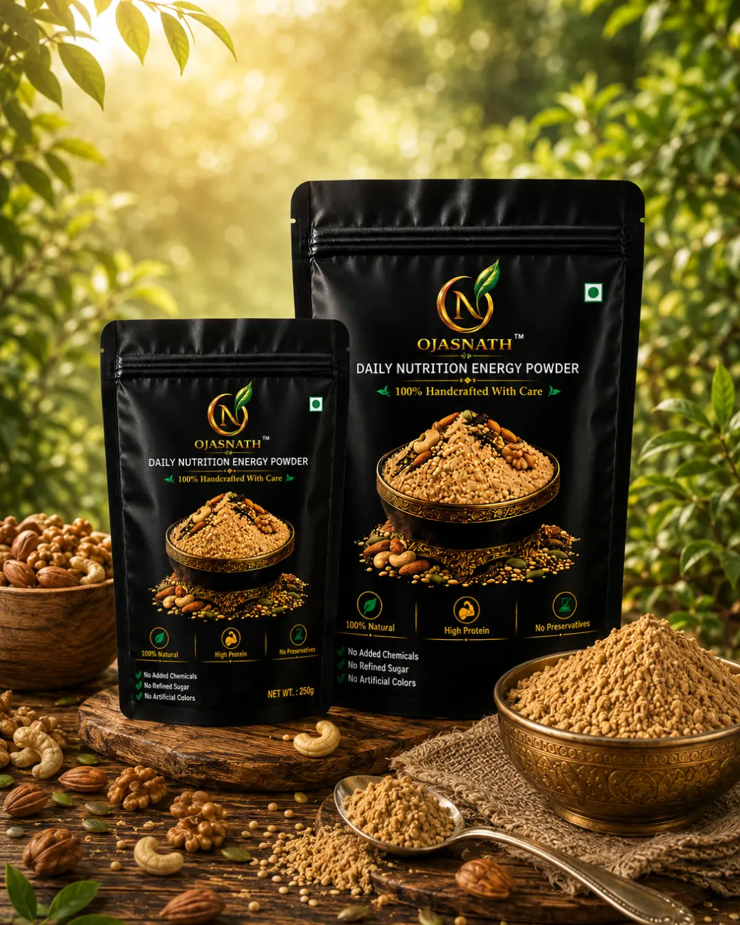 OJASNATH Daily Nutrition Energy Powder combo pack